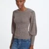 Eva Wool Crew Neck Jumper - Taupe -The Modern Femme Sales AU22 K88 EVA TAUPE LS 1219