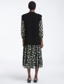 Janice Wool Round Neck Sleeveless Jumper - Black -The Modern Femme Sales AU23 K129 JANICE BLACK LS0877