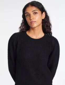 Joss Alpaca Jumper - Black -The Modern Femme Sales AU23 K149 JOSS BLACK LS 1567
