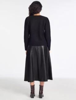 Joss Alpaca Jumper - Black -The Modern Femme Sales AU23 K149 JOSS BLACK LS 1585