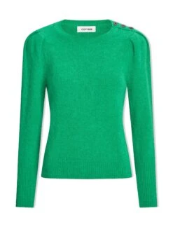 Joss Alpaca Jumper - Emerald Green -The Modern Femme Sales AU23 K149 JOSS EMERALDGREEN CO