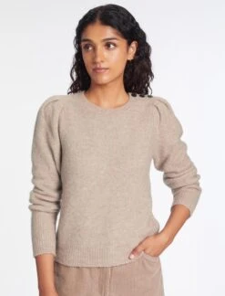 Joss Alpaca Jumper - Taupe