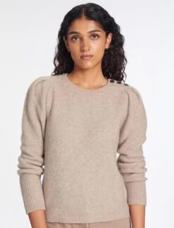 Joss Alpaca Jumper - Taupe -The Modern Femme Sales AU23 K149 JOSS TAUPE LS 661