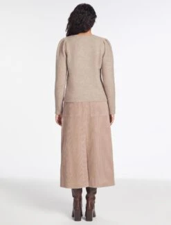Joss Alpaca Jumper - Taupe -The Modern Femme Sales AU23 K149 JOSS TAUPE LS 693
