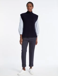 The Modern Femme Sales -The Modern Femme Sales AU23 K25 JANICE NAVY LS 4254 be90ff19 fcf0 4064 ac86 a7571f301f9b