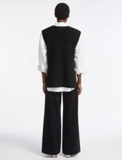Janice Wool V Neck Sleeveless Jumper - Black -The Modern Femme Sales AU23 K58 JANICE BLACK LS 4733 ac3ef214 bb22 4cc3 a1d5 83532c7872d4