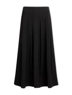 Sophia Techni Voile Maxi Skirt - Black -The Modern Femme Sales AU23 SK168 SOPHIA BLACK CO