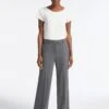 Terence Stretch Wool Wide Leg Trouser - Mid Grey -The Modern Femme Sales AU23 TR84 TERENCE GREYMELANGE LS 3877 014fb33b 165a 4525 8d28 8d108bb419fc