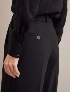 Riley Funnel Neck Blouse - Black -The Modern Femme Sales AU24 B6 RILEY BLACK LS 24125