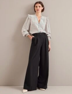 Stella Silk Shirt - Cream Floral Tile Print -The Modern Femme Sales AU24 S46 STELLA CREAMFLORALTILEPRINT LS 24196 6088d977 d746 4d63 904c ddfea03d9c67