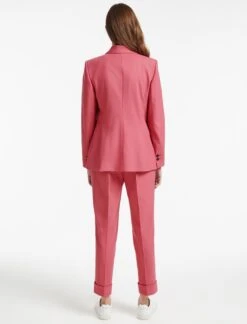 Clement Classic Wool Turn Up Trouser - Rose -The Modern Femme Sales JK10 Jamie Rose 14338 c4369f5c 74dd 470d b1ea 714a6935424a
