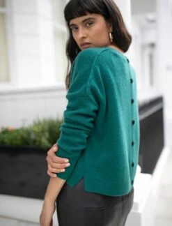 Lainey Cashmere Jumper - Green -The Modern Femme Sales Lainey2 0a9d56f1 2441 4269 bc68 0ee259813499