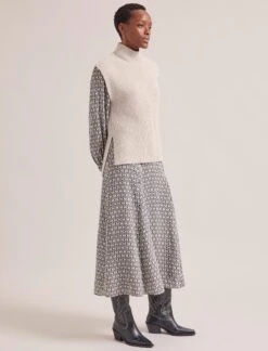 The Modern Femme Sales -The Modern Femme Sales RSHT K157 JANICE OATMEAL LS 2285