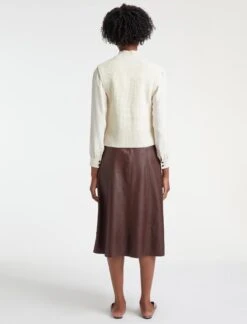 Janie Sleeveless Funnel Neck Jumper - Cream -The Modern Femme Sales RSHT K51 JANIE CREAM LS 18452