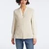 Janice Wool V Neck Sleeveless Jumper - Oatmeal -The Modern Femme Sales RSHT K58 JANICE OATMEAL LS 26188