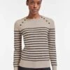 Hailey Wool Jumper - Beige Black Stripe -The Modern Femme Sales RSHT K85 HAILEY BEIGE BLACK STRIPE LS 1689