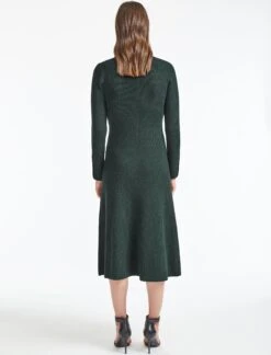 Josie Wool Knit Dress - Dark Green -The Modern Femme Sales SP22 D397 JOSIE DARK GREEN LS 7691 abab5cfc 4aab 42b2 b879 dce1d5b0eb77