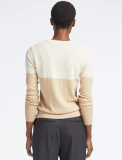 Love Lips Cashmere Jumper - Cream -The Modern Femme Sales SP22 K61 LOVELIPS CREAM LS 4