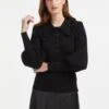 Tallulah Wool Jumper - Black -The Modern Femme Sales SP22 K65 TALLULAH BLACK LS 1028