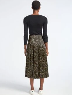 Savannah Maxi Skirt - Trailing Floral Print Black Yellow -The Modern Femme Sales SP22 SK122 SAVANNAH TRAILINGFLORALPRINTBLACK YELLOW LS 3530 99969741 df4a 4dbb 9e54 c17356279bf4