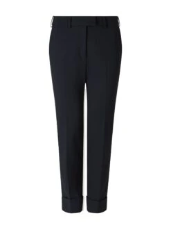 Clement New Wool Turn Up Trouser - Navy -The Modern Femme Sales SP22 TR52 CLEMENT NAVY COcopy bd7f4da2 d8ab 4a4a a31e 61bd3f5a4146