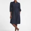 Cleo Midi Dress - Navy -The Modern Femme Sales SP23 D509 CLEO NAVY LS 3092