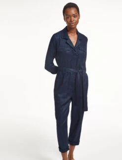 Ulla Jumpsuit - Navy -The Modern Femme Sales SP23 JU13 ULLA NAVY LS 72