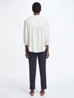 Cleo Blouse - Cream -The Modern Femme Sales SP23 S66 CLEO CREAM LS 2171