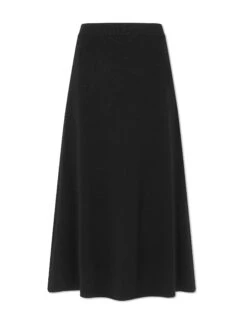 Sasha Wool Skirt - Black -The Modern Femme Sales SP23 SK137 SASHA BLACK CO