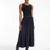 Serena Midi Skirt - Navy -The Modern Femme Sales SP23 SK158 SIERRA NAVY LS 28410