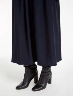 Serena Midi Skirt - Navy -The Modern Femme Sales SP23 SK158 SIERRA NAVY LS 28431