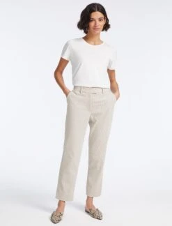 Tatum Corduroy Trouser - Stone -The Modern Femme Sales SP23 TR74 TATUM STONE LS 24994