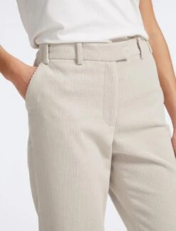 Tatum Corduroy Trouser - Stone -The Modern Femme Sales SP23 TR74 TATUM STONE LS 25025