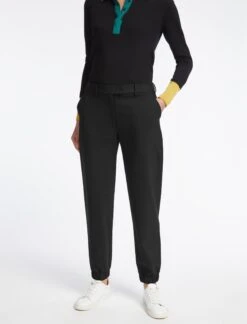 Jason New Wool Jogger - Black -The Modern Femme Sales SP23 TR75 JASON BLACK LS 5564