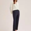Clement New Wool Turn Up Trouser - Navy -The Modern Femme Sales SP24 CLEMENT TR76 NAVY LS 683