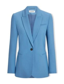 Jamie New Wool Blazer - Blue -The Modern Femme Sales SP24 JK45 JAMIE BLUE LS