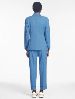 Jamie New Wool Blazer - Blue -The Modern Femme Sales SP24 JK45 JAMIE BLUE LS 723