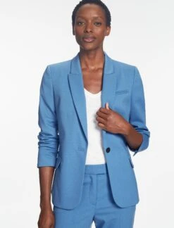 Jamie New Wool Blazer - Blue -The Modern Femme Sales SP24 JK45 JAMIE LS 750