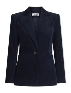 Gene Corduroy Blazer - Navy -The Modern Femme Sales SP24 JK59 GENE NAVY LS