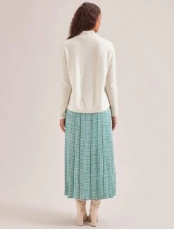 Johanna Cashmere Jumper - Cream -The Modern Femme Sales SP24 K171 JOHANNA CREAM LS 597