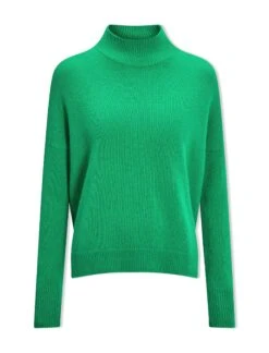 Johanna Cashmere Jumper - Emerald Green -The Modern Femme Sales SP24 K171 JOHANNA EMERALDGREEN LS