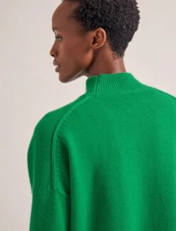 Johanna Cashmere Jumper - Emerald Green -The Modern Femme Sales SP24 K171 JOHANNA EMERALDGREEN LS 0263