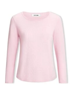 Maia Cotton Silk Blend T-Shirt - Pale Pink -The Modern Femme Sales SP24 K174 MAIA PALEPINKLS