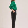 Tristan New Wool Tapered Trouser - Black -The Modern Femme Sales SP24 TR71 TRISTAN BLACK LS 398