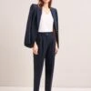Tristan New Wool Tapered Trouser - Navy -The Modern Femme Sales SP24 TR71 TRISTAN NAVY LS 6751
