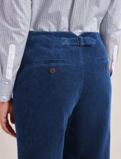 Harlow Corduroy Wide Leg Trouser - Blue -The Modern Femme Sales SP24 TR88 HARLOW BLUE LS 1471