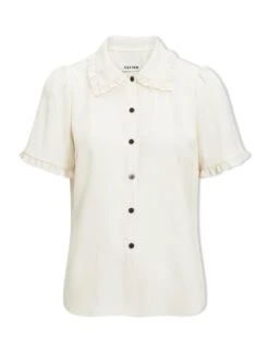 Pippi Silk Blouse - Cream -The Modern Femme Sales SU23 B149 PIPPI CREAM COSU23T9