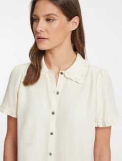 Pippi Silk Blouse - Cream -The Modern Femme Sales SU23 B149 PIPPI CREAM CO 20038