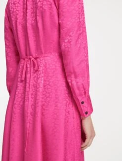 Astrid Silk Blend Maxi Dress - Hot Pink -The Modern Femme Sales SU23 D302 ASTRID HOTPINK LS 20252