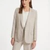 Jordan Linen Blend Relaxed Blazer - Beige -The Modern Femme Sales SU23 JK55 JORDAN BEIGE LS 20737